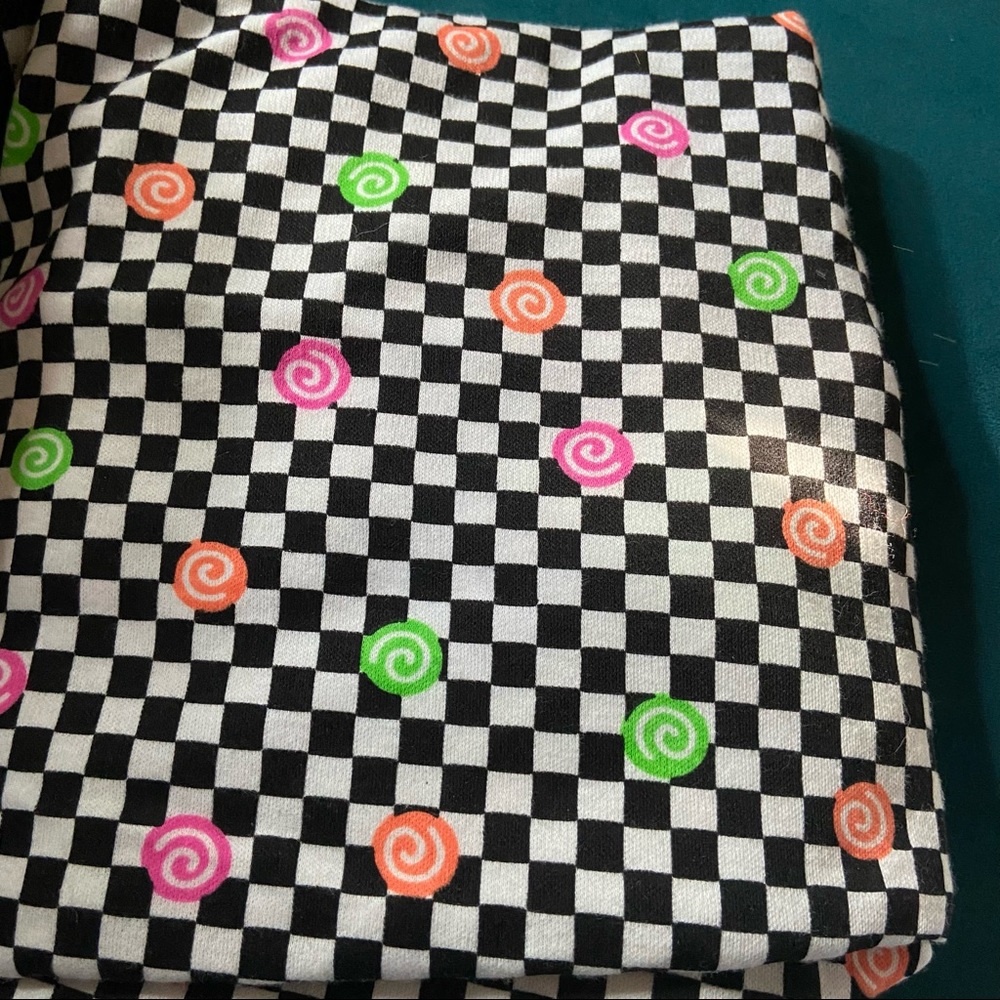 Check checkered Fabric for sewing or crafts 1980’s style kit jersey